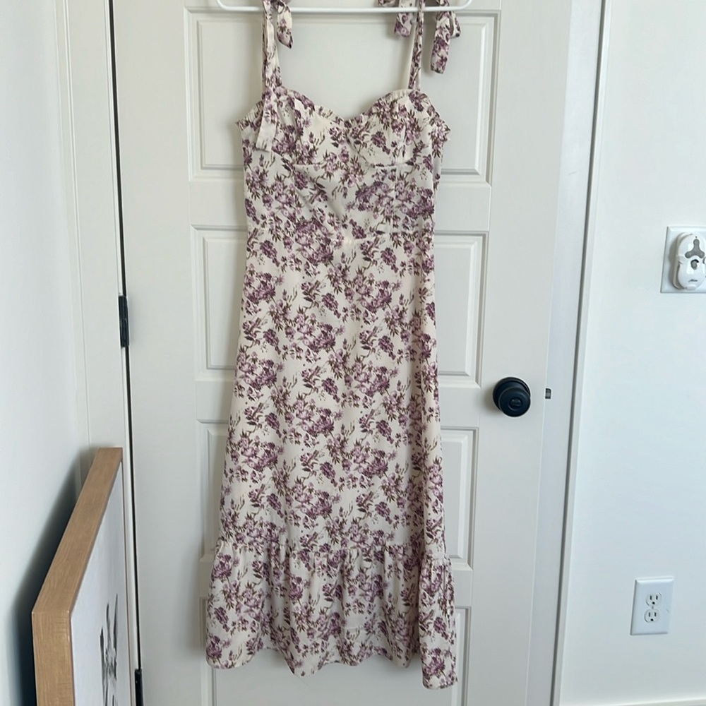 O.P.T Floral Dress with bodice
